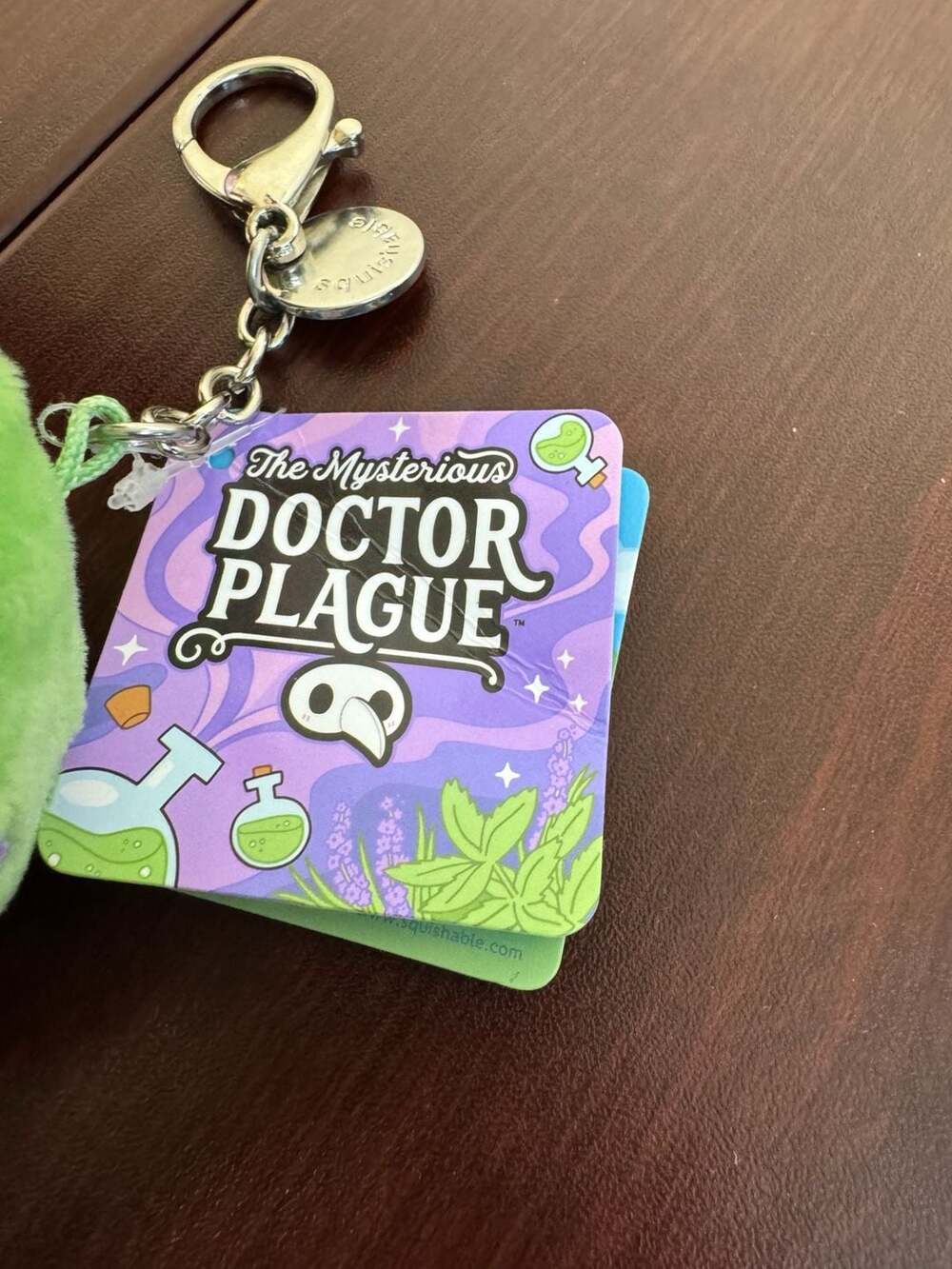New Plague Doctor Micro Venus Flytrap Keychain Bag Charm - Picture 2 of 3
